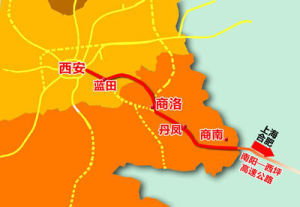 滬陝高速公路線路