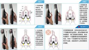 魔發梳使用方法示意圖