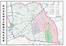 浙江省杭州市西湖區三墩鎮地圖