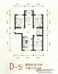 戶型圖 103平米