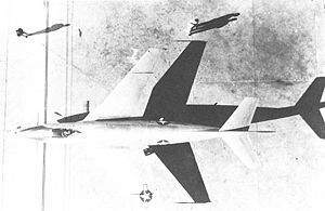 XF-88B試驗機的另外一個角度，可與第一張照片比較。圖片來自NASA