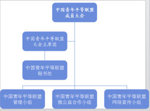 中國青年平等聯盟組織結構