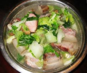 臘肉青菜湯
