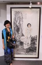 著名女畫家李青稞亮相2012倫敦美術大展