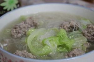 肉丸冬粉湯