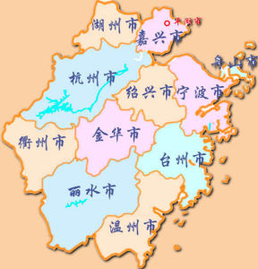 浙江省地圖