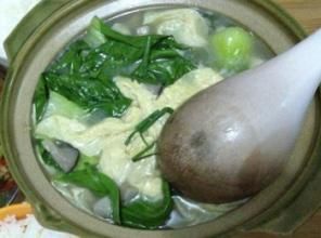 生菜豆皮湯