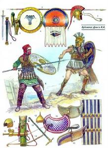 波斯步兵大戰希臘人的場景在庫那克薩並未出現