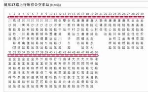 上海公交浦東17路