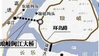 琅岐閩江大橋規劃示意圖