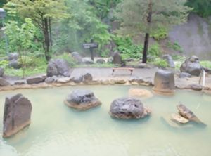 天人峽溫泉在湧出時是清澈透明的,經過接觸空氣以後逐漸變成茶褐色。