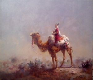 駱駝上的女人 