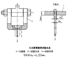 釘芯斷裂載荷試驗夾具