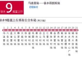 保定公交徐水9路藍