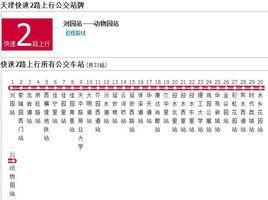 天津公交快速2路