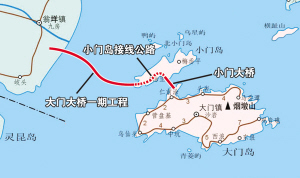 翁垟街道大門跨海大橋