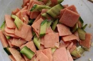 涼拌黃瓜火腿 涼拌黃瓜火腿