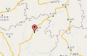（圖）南邊山鄉在廣西壯族自治區內位置