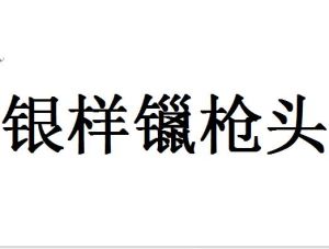 銀樣鑞槍頭