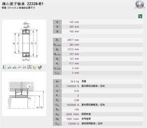 FAG 22328-E1調心滾子軸承