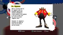 Dr. Eggman's profile in Sonic Generations.