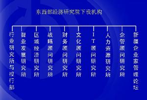 新疆東西部經濟研究院下設機構