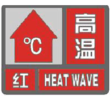 高溫紅色預警信號