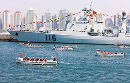 中國海上閱兵