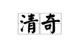 清奇[漢語詞語]