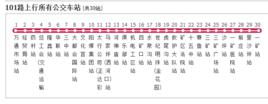 陽泉公交101路