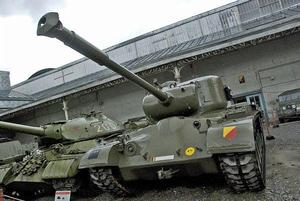 博物館中，IS-3與M46並排展示