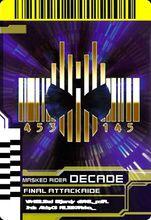 最終攻擊駕馭Decade