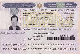 沙烏地阿拉伯商務簽證