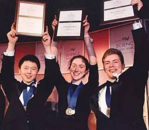 張鋒16歲時獲得Intel Science Talent Search獎第三名照片
