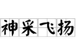 神采飛揚[詞語釋義]