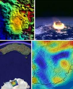 南極洲威爾克斯地隕石坑