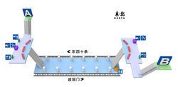 朝陽門站站內立體圖（2號線）