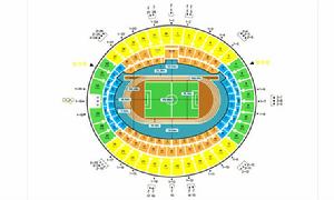 首爾奧林匹克主競技場座點陣圖