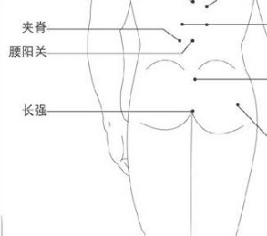 尾閭穴又名長強穴