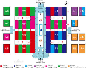 北京國際印刷技術展展點陣圖