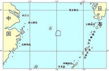 中日共同開發區塊示意圖