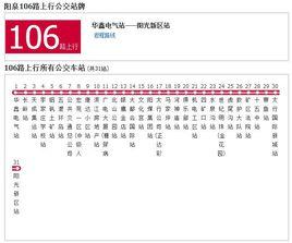 陽泉公交106路