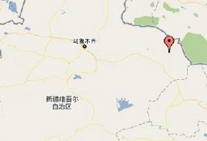 葦子峽鄉在新疆維吾爾自治區內位置
