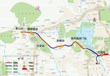 西郊線線路圖