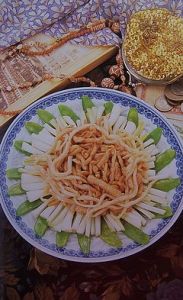 蕎菜炒肉絲