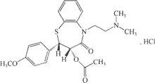 鹽酸地爾硫化學分子式