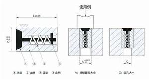 圓柱形空氣銷使用範例