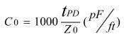固有電容計算公式
