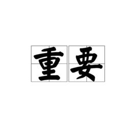 重要[詞語解釋]