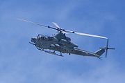 AH-1Z“蝰蛇”（英語：AH-1Z Viper）是H-1升級眼鏡蛇直升機計畫的21世紀產物，將在2020年為美國海軍陸戰隊提供超過280架的新蝰蛇。，AH-1Z蝰蛇在貝爾直升機飛行研究中心正式推出。各方面均大幅度加強，說是超越了AH-64阿帕契的新型機也不為過。蝰蛇的第一架原形機（代號Z1）已於2000年12月7日在德州福特沃斯研究中心完成了首飛。